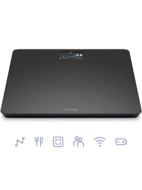 Withings Digital Smart Scale in Glass Matte Black